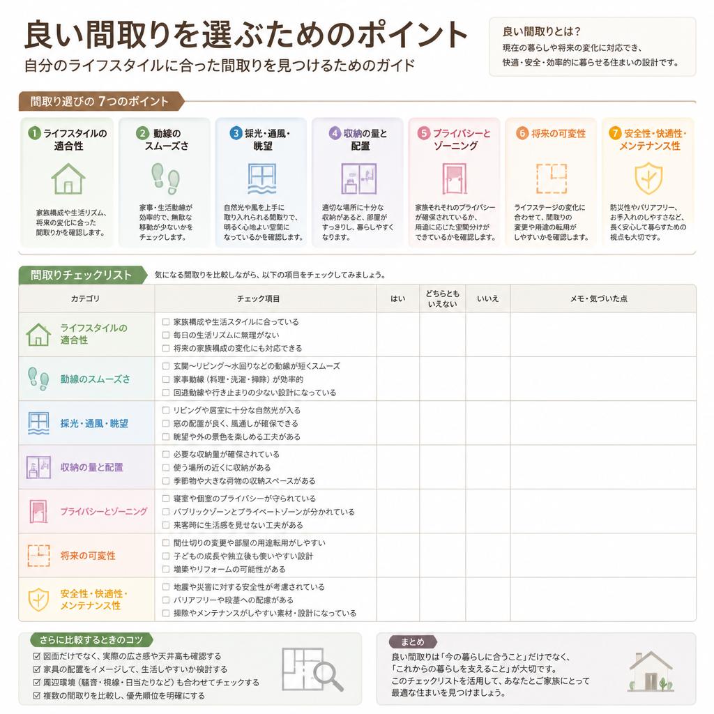 間取りの選び方